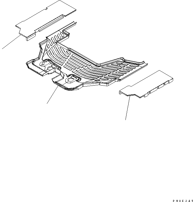 Схема запчастей Komatsu WA430-5-SN - ПОКРЫТИЕ ПОЛА(ДЛЯ КАБИНА ДЛЯ 2 ЧЕЛ.) КАБИНА ОПЕРАТОРА И СИСТЕМА УПРАВЛЕНИЯ