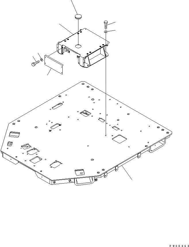 Схема запчастей Komatsu WA430-5-SN - ОСНОВН. КОНСТРУКЦИЯ (ДЛЯ КАБИНА ДЛЯ 2 ЧЕЛ.) КАБИНА ОПЕРАТОРА И СИСТЕМА УПРАВЛЕНИЯ