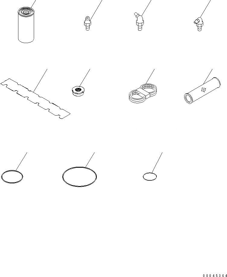 Схема запчастей Komatsu WA430-6 - ЗАП. ЧАСТИ(№-) АКСЕССУАРЫ И ИНСТРУМЕНТ
