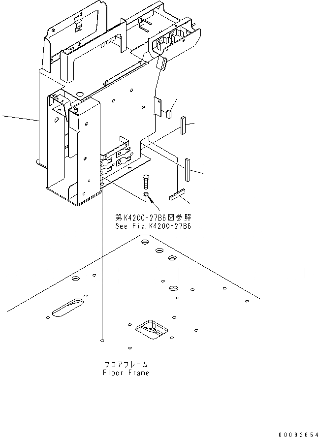 Схема запчастей Komatsu WA430-5 - ОСНОВН. КОНСТРУКЦИЯ (КОНСОЛЬН. БЛОК) (ПРАВ.) (КРОМЕ ЯПОН.) КАБИНА ОПЕРАТОРА И СИСТЕМА УПРАВЛЕНИЯ