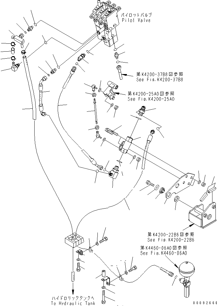 Схема запчастей Komatsu WA430-5 - ОСНОВН. КОНСТРУКЦИЯ (УПРАВЛЕНИЕ ПОГРУЗКОЙ) (КЛАПАН ОСТАНОВКИ) (ДЛЯ 3-Х СЕКЦИОНН. КЛАПАН) (КРОМЕ ЯПОН.) КАБИНА ОПЕРАТОРА И СИСТЕМА УПРАВЛЕНИЯ