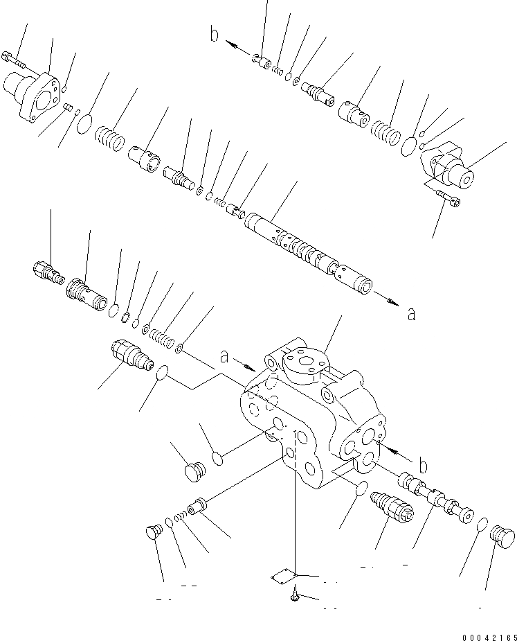 Схема запчастей Komatsu WA430-5 - КЛАПАН РУЛЕВОГО УПРАВЛЕНИЯ (РУЛЕВ. УПРАВЛЕНИЕ ЗАПРАШИВАЮЩ. КЛАПАН) (ДЛЯ ORBITROL РУЛЕВ. УПРАВЛЕНИЕ) ОСНОВН. КОМПОНЕНТЫ И РЕМКОМПЛЕКТЫ