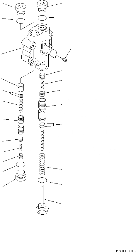 Схема запчастей Komatsu WA430-5 - МОДУЛИРУЮЩИЙ КЛАПАН ТРАНСМИССИЯ
