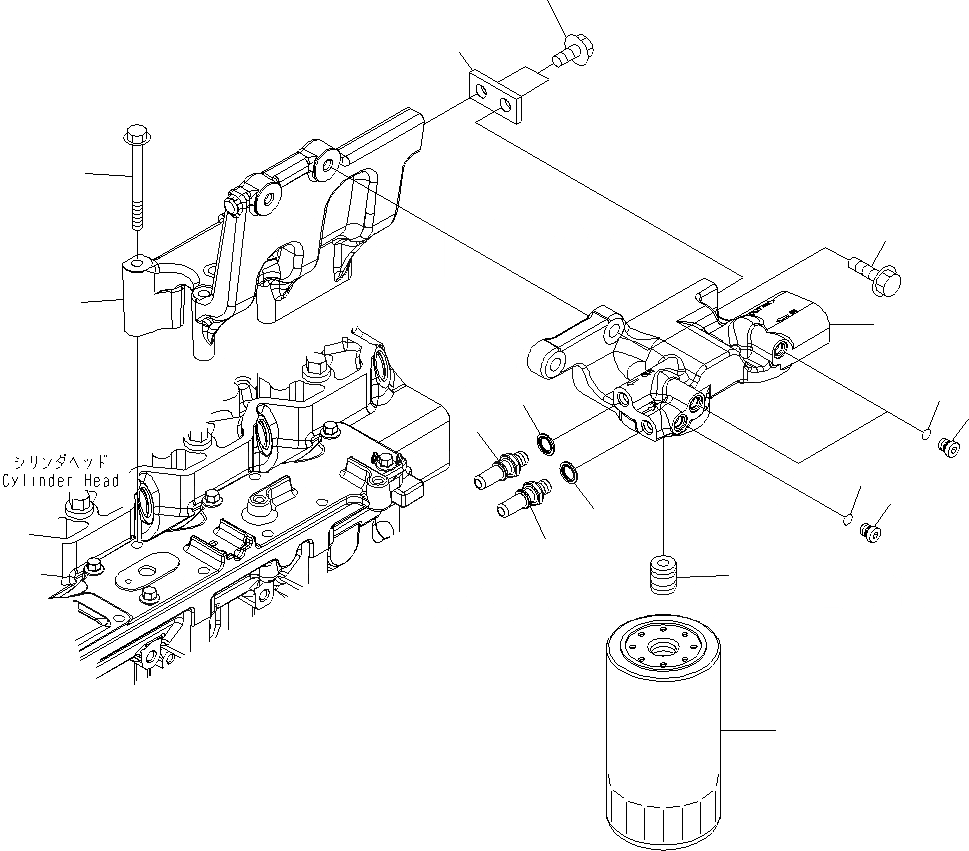 Схема запчастей Komatsu WA430-6E0 - ТОПЛИВН. ФИЛЬТР. AA ДВИГАТЕЛЬ