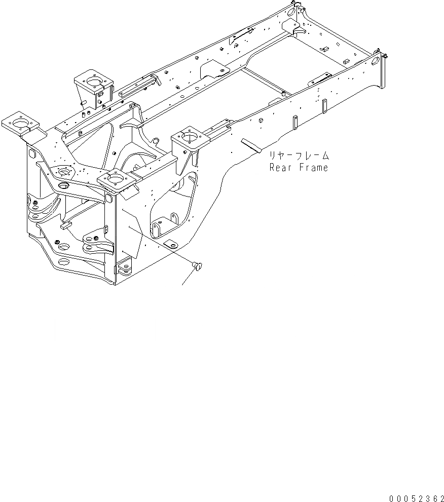Схема запчастей Komatsu WA430-6E0 - БЛОКИР. ШАНГА И КРЫШКА(КРЫШКА) ( СЕКЦ.) J ОСНОВНАЯ РАМА И ЕЕ ЧАСТИ