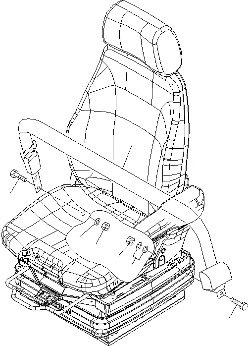 Схема запчастей Komatsu WA430-6E0 - РЕМЕНЬ БЕЗОПАСНОСТИ ( MM) (ДЛЯ УПРАВЛ-Е ДЖОЙСТИКОМ) K OPERATORґS ОБСТАНОВКА И СИСТЕМА УПРАВЛЕНИЯ