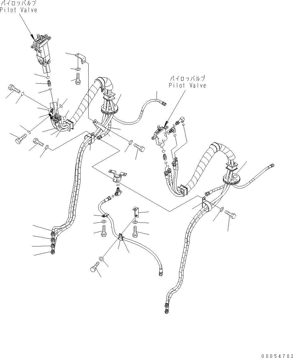 Схема запчастей Komatsu WA430-6E0 - УПРАВЛЕНИЕ ПОГРУЗКОЙ (P.P.C. ШЛАНГИ) (/) (ДЛЯ 3-Х СЕКЦИОНН. КЛАПАН) K OPERATORґS ОБСТАНОВКА И СИСТЕМА УПРАВЛЕНИЯ