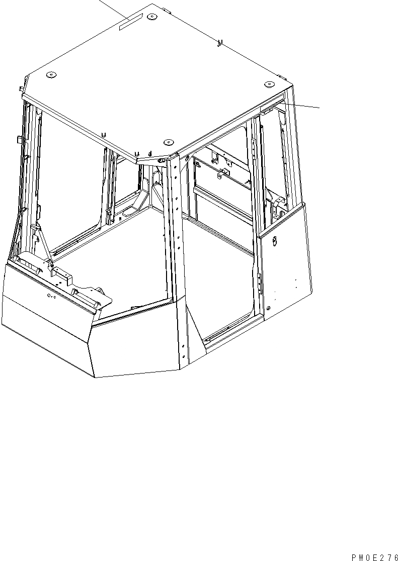 Схема запчастей Komatsu WA430-6 - КАБИНА ROPS (MARK) K OPERATORґS ОБСТАНОВКА И СИСТЕМА УПРАВЛЕНИЯ