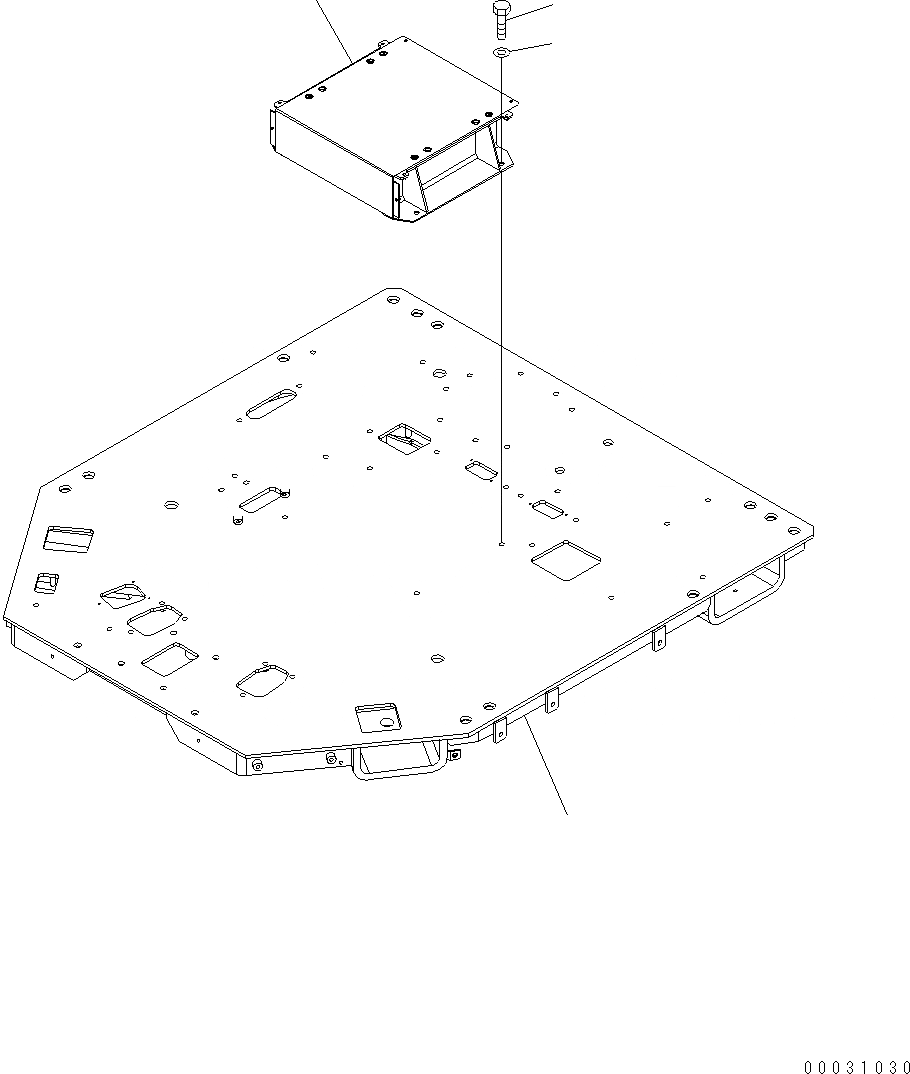 Схема запчастей Komatsu WA430-6 - ОСНОВН. КОНСТРУКЦИЯ K OPERATORґS ОБСТАНОВКА И СИСТЕМА УПРАВЛЕНИЯ