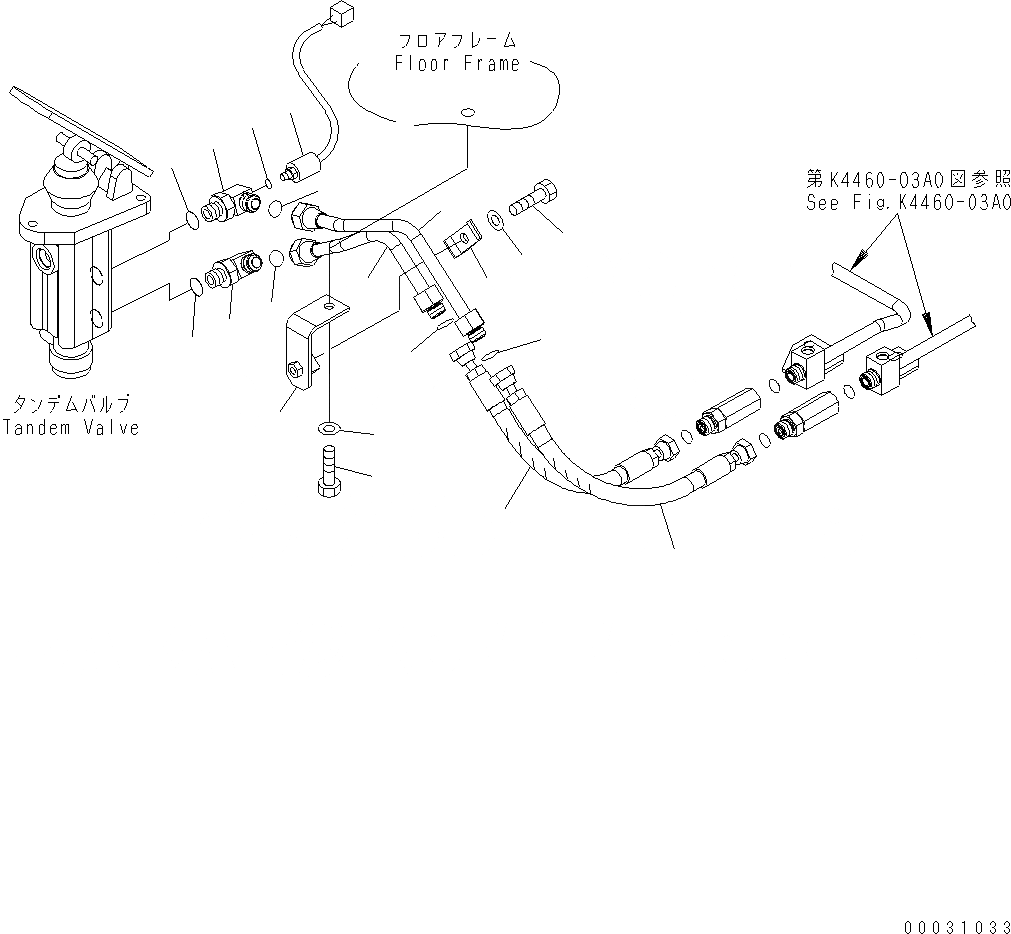Схема запчастей Komatsu WA430-6 - ОСНОВН. КОНСТРУКЦИЯ (ТОРМОЗ. АКСЕССУАРЫ) K OPERATORґS ОБСТАНОВКА И СИСТЕМА УПРАВЛЕНИЯ