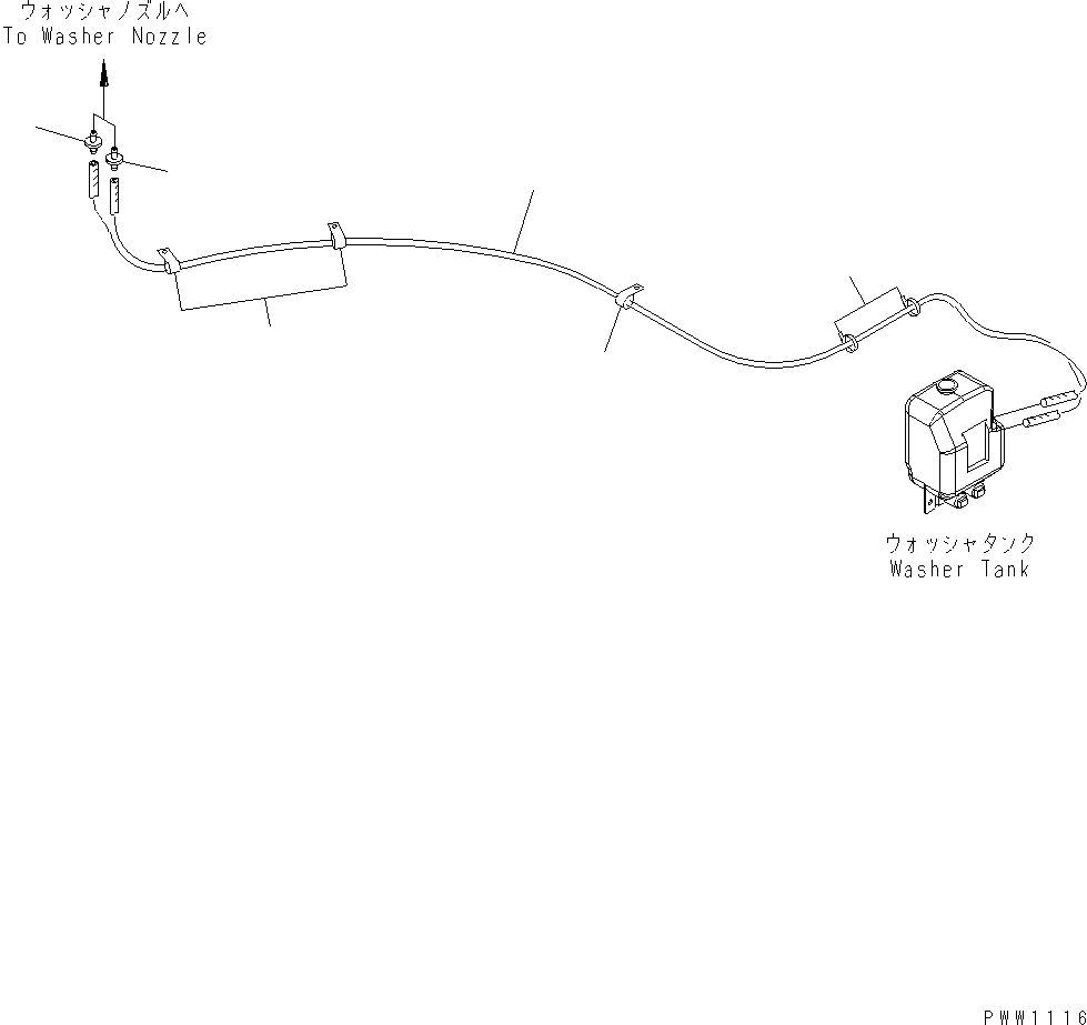 Схема запчастей Komatsu WA430-6 - ОСНОВН. КОНСТРУКЦИЯ (ШЛАНГИ) K OPERATORґS ОБСТАНОВКА И СИСТЕМА УПРАВЛЕНИЯ