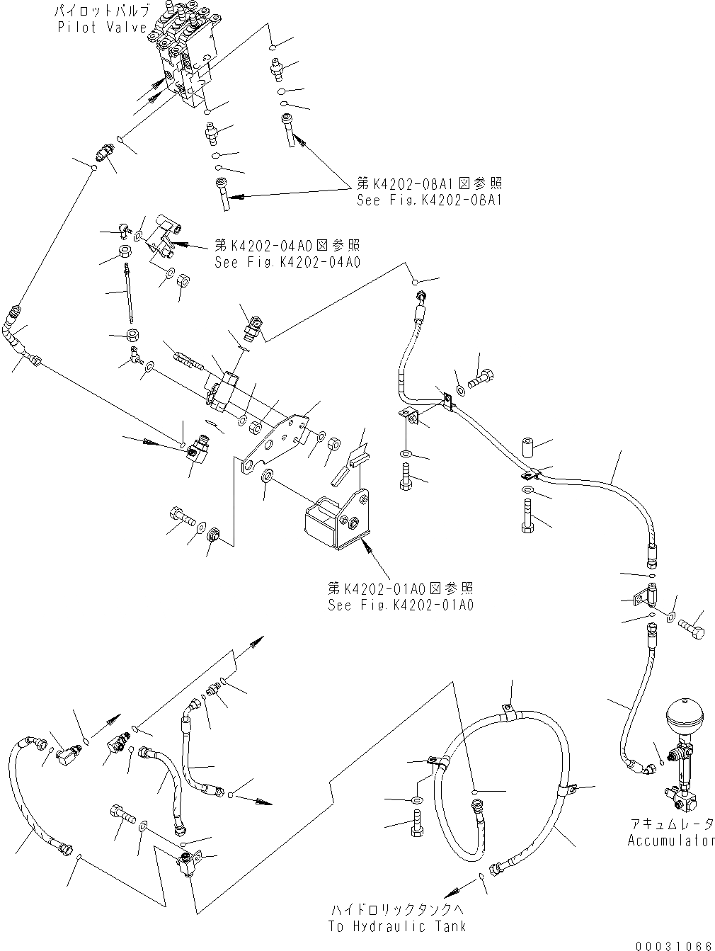 Схема запчастей Komatsu WA430-6 - УПРАВЛЕНИЕ ПОГРУЗКОЙ (КЛАПАН ОСТАНОВКИ) (ДЛЯ 3-Х СЕКЦИОНН. КЛАПАН) K OPERATORґS ОБСТАНОВКА И СИСТЕМА УПРАВЛЕНИЯ