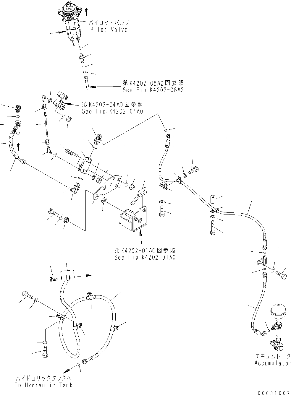 Схема запчастей Komatsu WA430-6 - УПРАВЛЕНИЕ ПОГРУЗКОЙ (КЛАПАН ОСТАНОВКИ) (ДЛЯ MULTI FUNCTION И 2-Х СЕКЦИОНН. КЛАПАН) K OPERATORґS ОБСТАНОВКА И СИСТЕМА УПРАВЛЕНИЯ