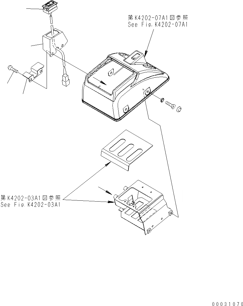 Схема запчастей Komatsu WA430-6 - УПРАВЛЕНИЕ ПОГРУЗКОЙ (ПЕРЕКЛЮЧАТЕЛЬ) (ДЛЯ 3-Х СЕКЦИОНН. КЛАПАН) K OPERATORґS ОБСТАНОВКА И СИСТЕМА УПРАВЛЕНИЯ
