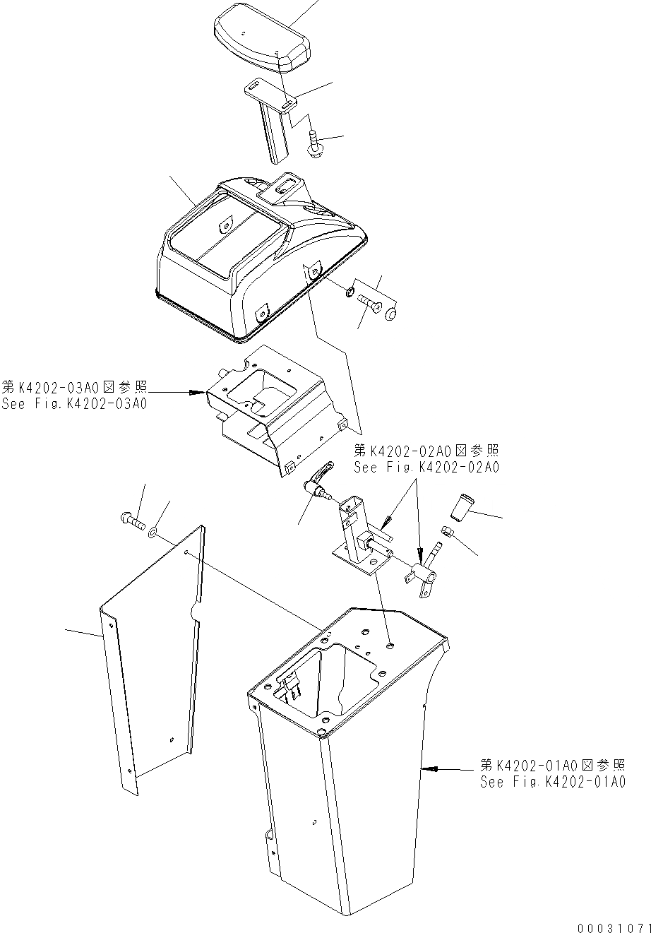 Схема запчастей Komatsu WA430-6 - УПРАВЛЕНИЕ ПОГРУЗКОЙ (REST WRIST) (ДЛЯ 2-Х СЕКЦИОНН. КЛАПАН) K OPERATORґS ОБСТАНОВКА И СИСТЕМА УПРАВЛЕНИЯ