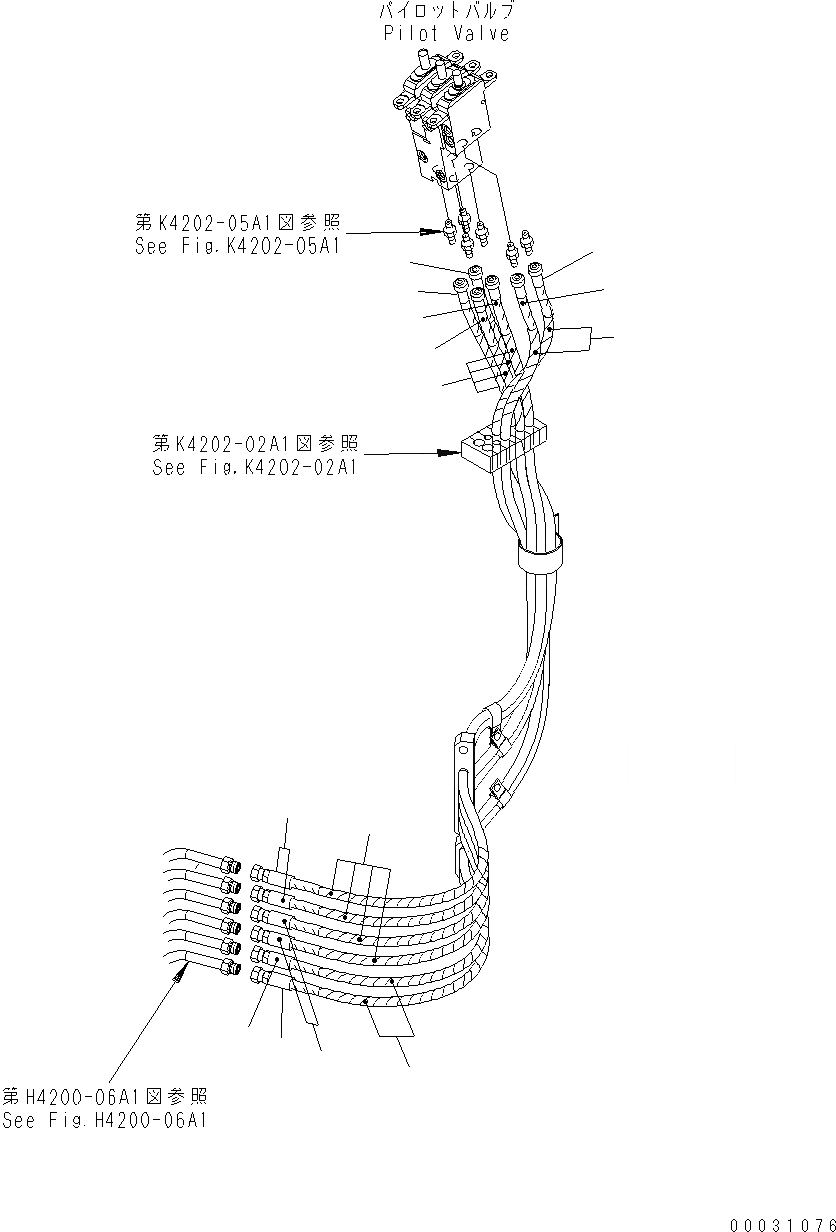 Схема запчастей Komatsu WA430-6 - УПРАВЛЕНИЕ ПОГРУЗКОЙ (P.P.C. ТРУБЫ) (ДЛЯ 3-Х СЕКЦИОНН. КЛАПАН) K OPERATORґS ОБСТАНОВКА И СИСТЕМА УПРАВЛЕНИЯ
