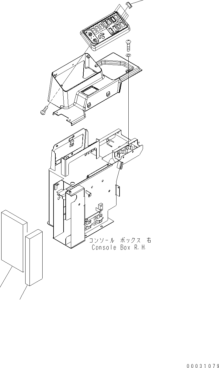 Схема запчастей Komatsu WA430-6 - УПРАВЛЕНИЕ ПОГРУЗКОЙ (КРЫШКА И ЩИТКИ) K OPERATORґS ОБСТАНОВКА И СИСТЕМА УПРАВЛЕНИЯ