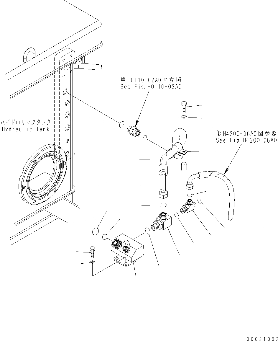 Схема запчастей Komatsu WA430-6 - УПРАВЛ-Е ТОРМОЗОМ (ГИДР. БАК. ТРУБЫ) K OPERATORґS ОБСТАНОВКА И СИСТЕМА УПРАВЛЕНИЯ