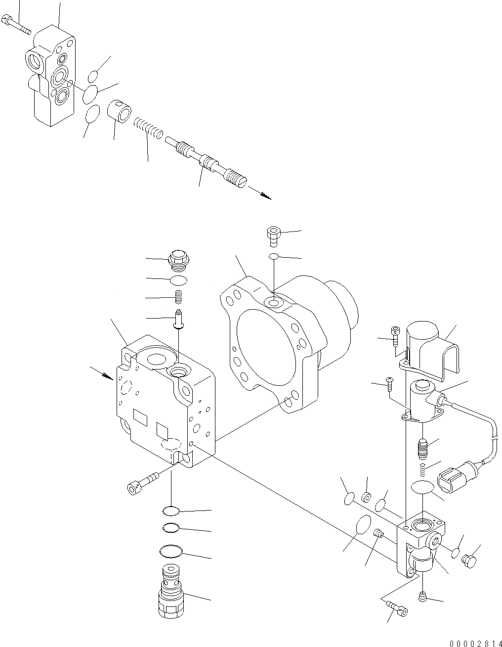 Схема запчастей Komatsu WA430-6 - МОТОР ВЕНТИЛЯТОРА (ВНУТР. ЧАСТИ) (/) Y ОСНОВН. КОМПОНЕНТЫ И РЕМКОМПЛЕКТЫ