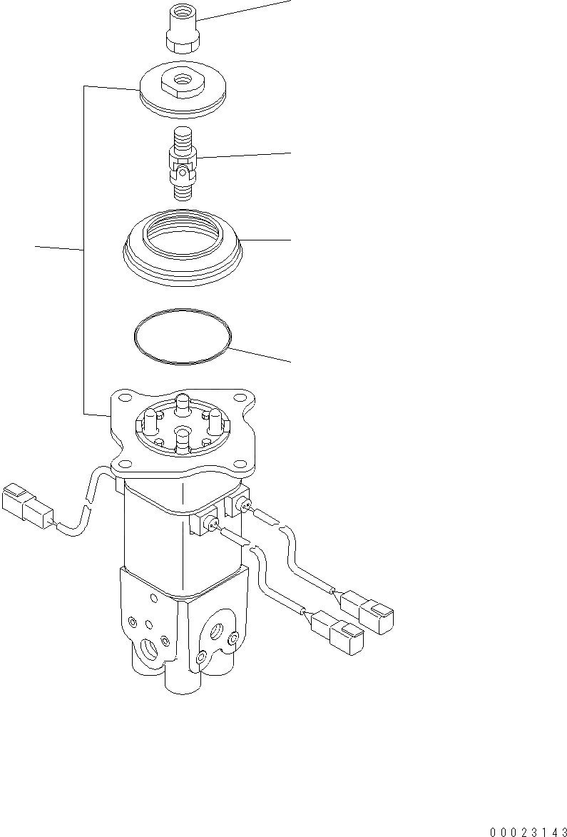 Схема запчастей Komatsu WA430-6 - КЛАПАН PPC(ДЛЯ MULTI FUNCTION MONO РЫЧАГ) (ВНУТР. ЧАСТИ) Y ОСНОВН. КОМПОНЕНТЫ И РЕМКОМПЛЕКТЫ