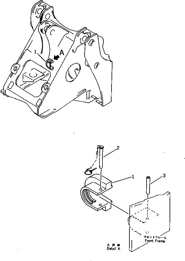 Схема запчастей Komatsu WA450-1 - РУКОЯТЬ СТОПОР (ABE СПЕЦ-Я.)(№-9999) СПЕЦ. APPLICATION ЧАСТИ