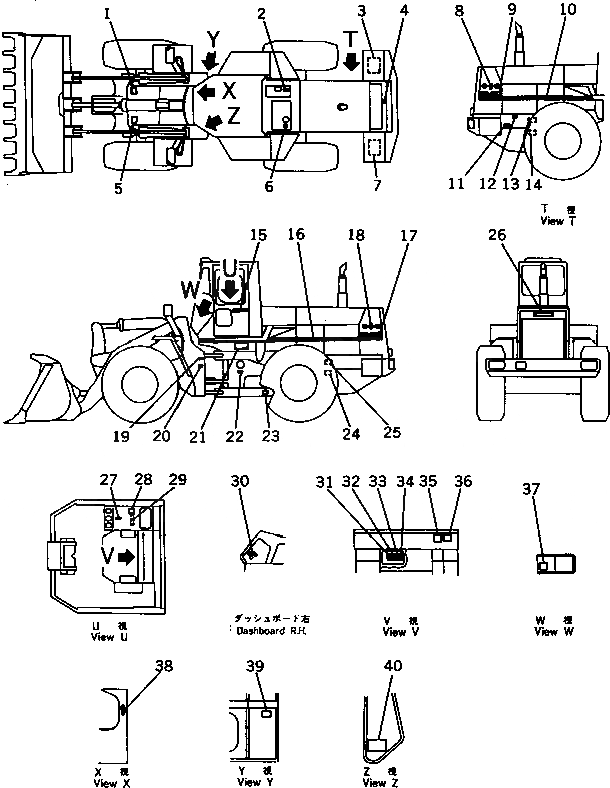 Схема запчастей Komatsu WA450-1 - МАРКИРОВКА (ИСПАНИЯ)(№-9999) МАРКИРОВКА¤ ИНСТРУМЕНТ И РЕМКОМПЛЕКТЫ