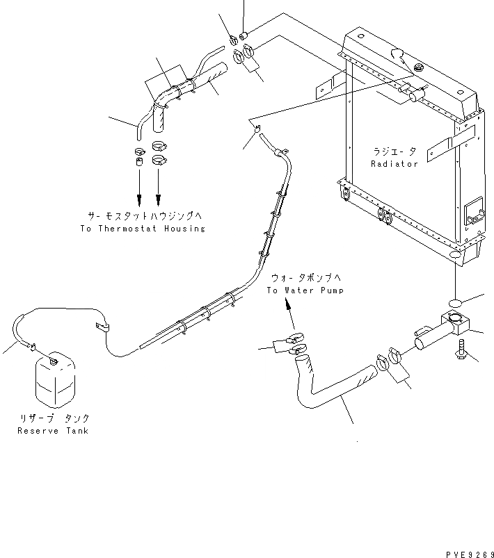 Схема запчастей Komatsu WA450-3A-TN - РАДИАТОР (СИСТЕМА ТРУБ РАДИАТОРА) (ТУННЕЛЬН. СПЕЦ-Я.¤ КЕРАМИЧ. ГЛУШИТЕЛЬ) СИСТЕМА ОХЛАЖДЕНИЯ