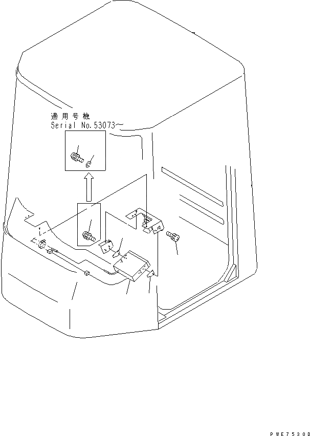 Схема запчастей Komatsu WA450-3A - РАДИО¤ AM/FM КАБИНА ОПЕРАТОРА И СИСТЕМА УПРАВЛЕНИЯ
