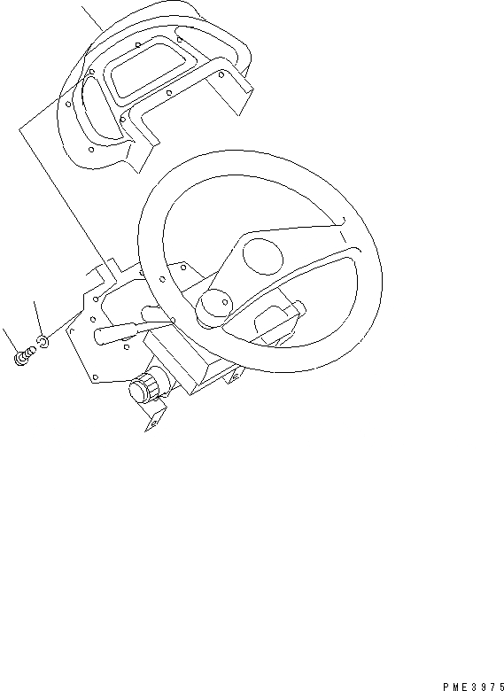 Схема запчастей Komatsu WA450-3A - ПРИБОРН. ПАНЕЛЬ (ОСНОВН. МОНИТОР) КАБИНА ОПЕРАТОРА И СИСТЕМА УПРАВЛЕНИЯ