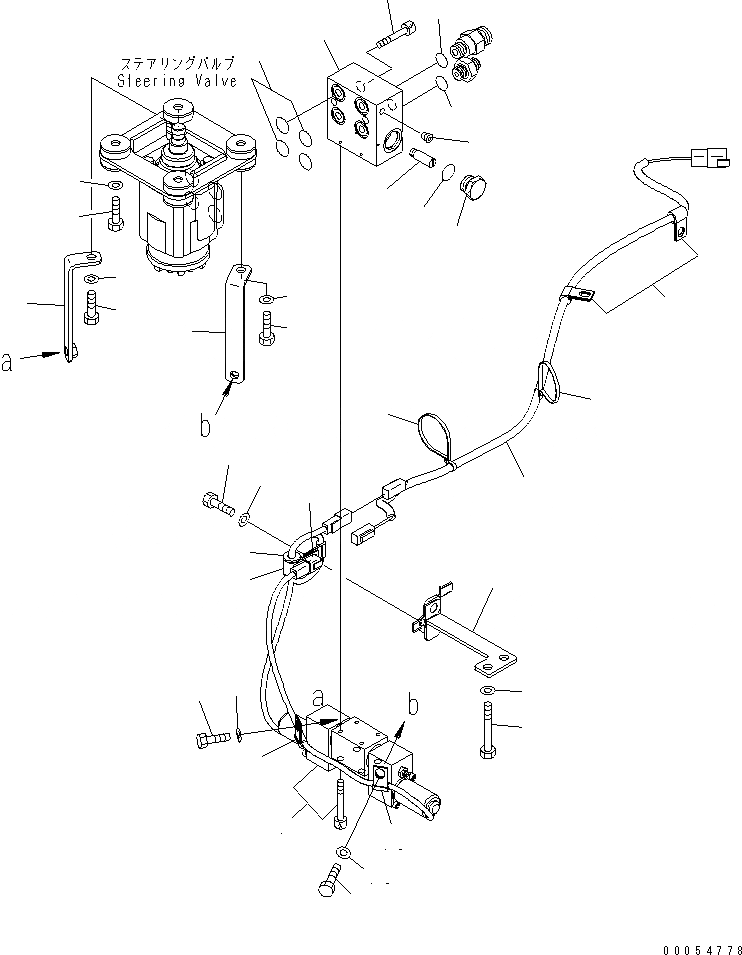 Схема запчастей Komatsu WA450-6 - УПРАВЛЕНИЕ ПОГРУЗКОЙ (СОЛЕНОИДНЫЙ КЛАПАН И Э/ПРОВОДКА) (ДЛЯ УПРАВЛ-Е ДЖОЙСТИКОМ) КАБИНА ОПЕРАТОРА И СИСТЕМА УПРАВЛЕНИЯ