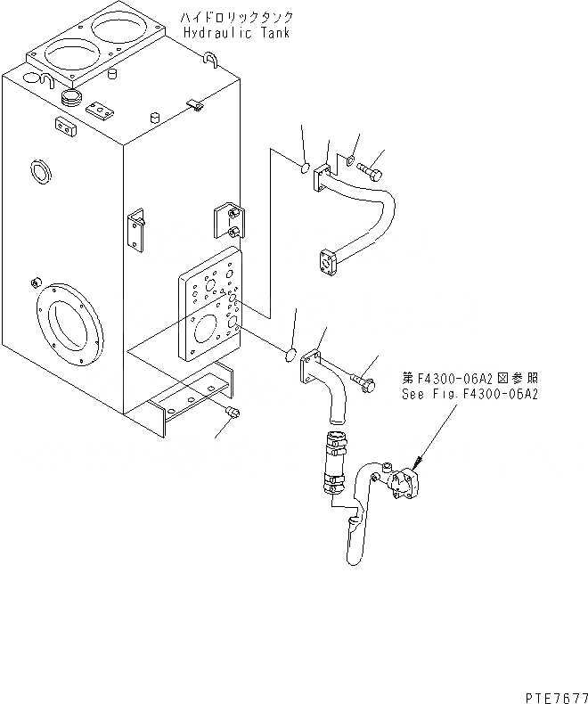 Схема запчастей Komatsu WA450L-3 - ГИДР. БАК. (ГИДРОЛИНИЯ ЭКСТРЕННОГО УПРАВЛЕНИЯ) (С ЭКСТРЕНН. УПРАВЛ.) ГИДРАВЛИКА
