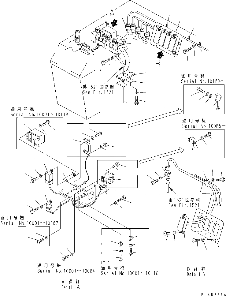 Схема запчастей Komatsu WA470-1 - ЭЛЕКТРИКА (КОНСОЛЬН. БЛОК¤ ПРАВ.) (ЕСКАНАТ СПЕЦ-Я.)(№-9999) КОМПОНЕНТЫ ДВИГАТЕЛЯ И ЭЛЕКТРИКА