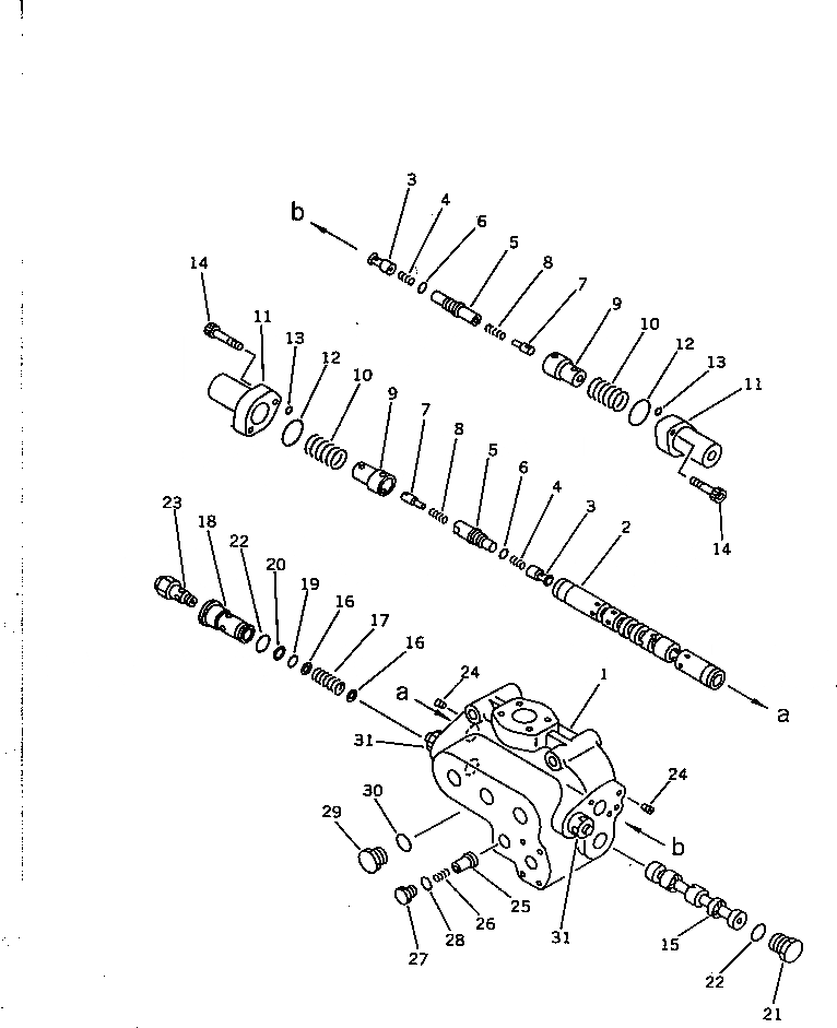 Схема запчастей Komatsu WA470-1 - РУЛЕВ. УПРАВЛЕНИЕ ЗАПРАШИВАЮЩ. КЛАПАН (/)(№-) РУЛЕВ. УПРАВЛЕНИЕ И СИСТЕМА УПРАВЛЕНИЯS