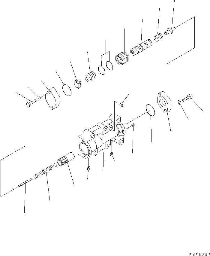 Схема запчастей Komatsu WA470-3 - ТРАНСМИССИЯ MODULATE КЛАПАН(№-) СИЛОВАЯ ПЕРЕДАЧА
