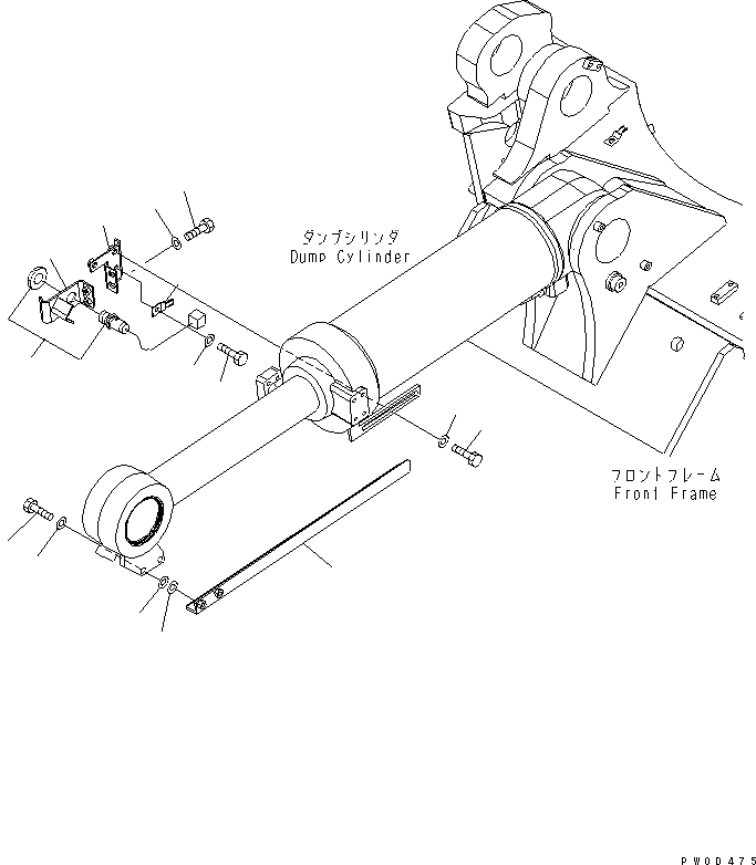 Схема запчастей Komatsu WA470-6 - ПОЗИЦИОНЕР КОВША(ДЛЯ LOG LUMBER ЗАХВАТ ИЛИ ЗАХВАТ ДЛЯ БРЕВЕН)(№8-) КАБИНА ОПЕРАТОРА И СИСТЕМА УПРАВЛЕНИЯ