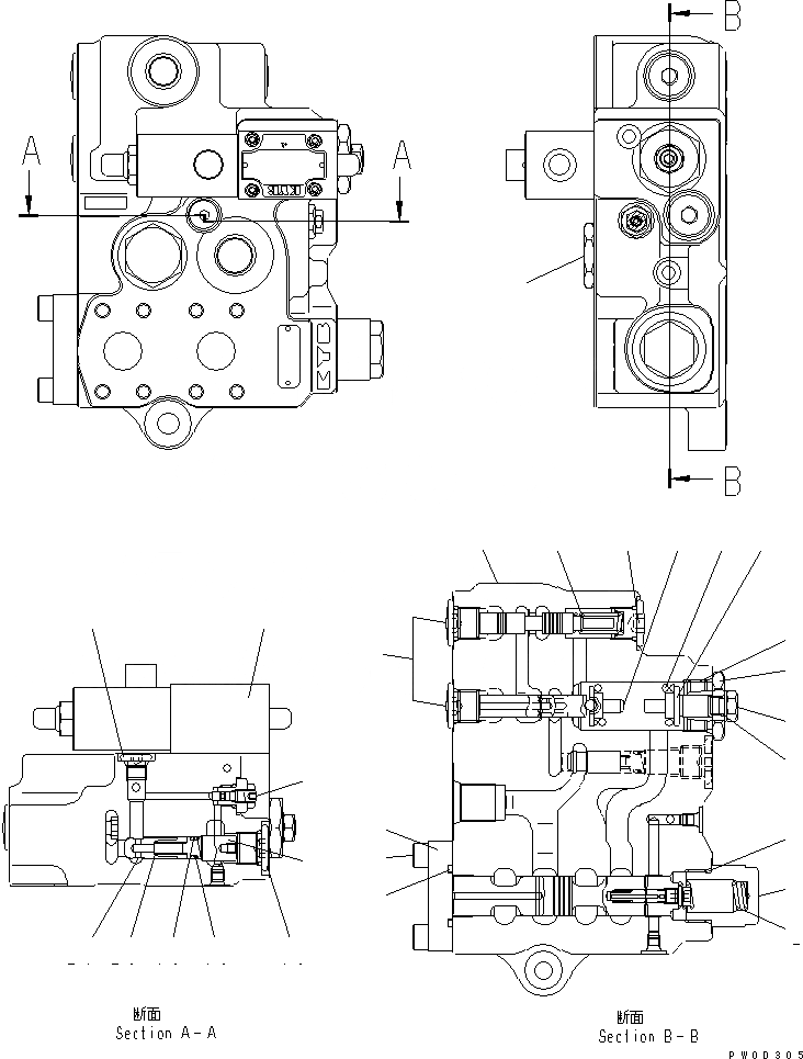 Схема запчастей Komatsu WA470-5 - E.C.S.S. КЛАПАН (ВНУТР. ЧАСТИ) ГИДРАВЛИКА