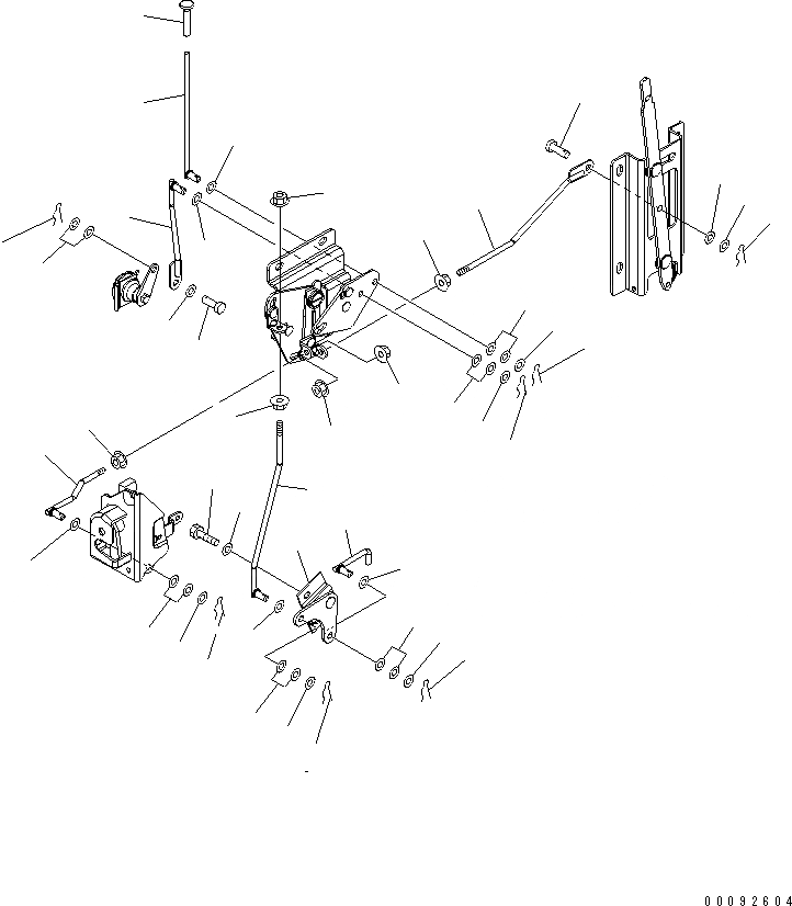 Схема запчастей Komatsu WA470-5 - КАБИНА ROPS (ДВЕРЬ ROD И ПАЛЕЦ¤ ПРАВ.) (КРОМЕ ЯПОН.) КАБИНА ОПЕРАТОРА И СИСТЕМА УПРАВЛЕНИЯ