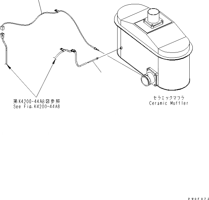Схема запчастей Komatsu WA470-5 - ДВИГАТЕЛЬ REALTED ЧАСТИ (КЕРАМИЧ. MUFLLER ДАТЧИК) КОМПОНЕНТЫ ДВИГАТЕЛЯ
