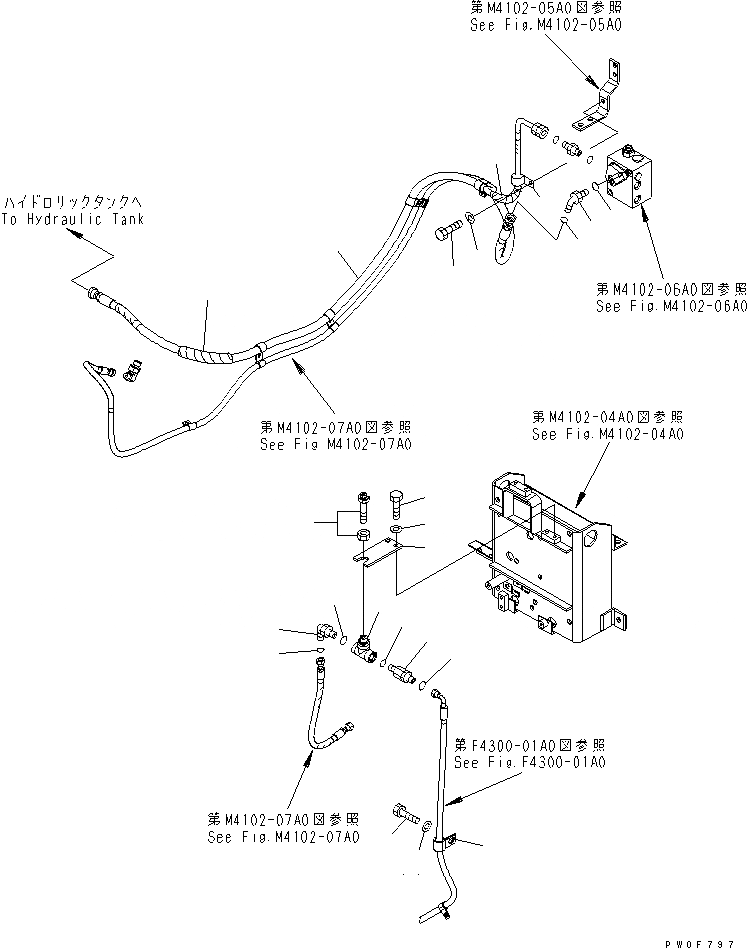 Схема запчастей Komatsu WA470-5 - ОТСЕК ДВИГАТЕЛЯ(КОНТРОЛЬНЫЙ КЛАПАНADN ЗАГРУЗОЧН. КЛАПАН И ПАРКОВОЧН. КЛАПАН) (/) ЧАСТИ КОРПУСА