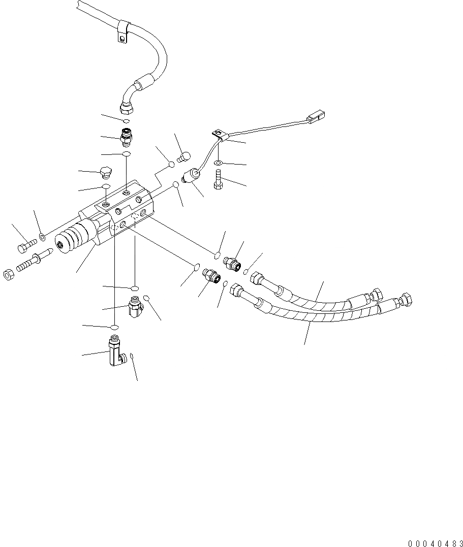 Схема запчастей Komatsu WA470-6 LC - КАБИНА ROPS (ТОРМОЗНОЙ КЛАПАН) K OPERATORґS ОБСТАНОВКА И СИСТЕМА УПРАВЛЕНИЯ