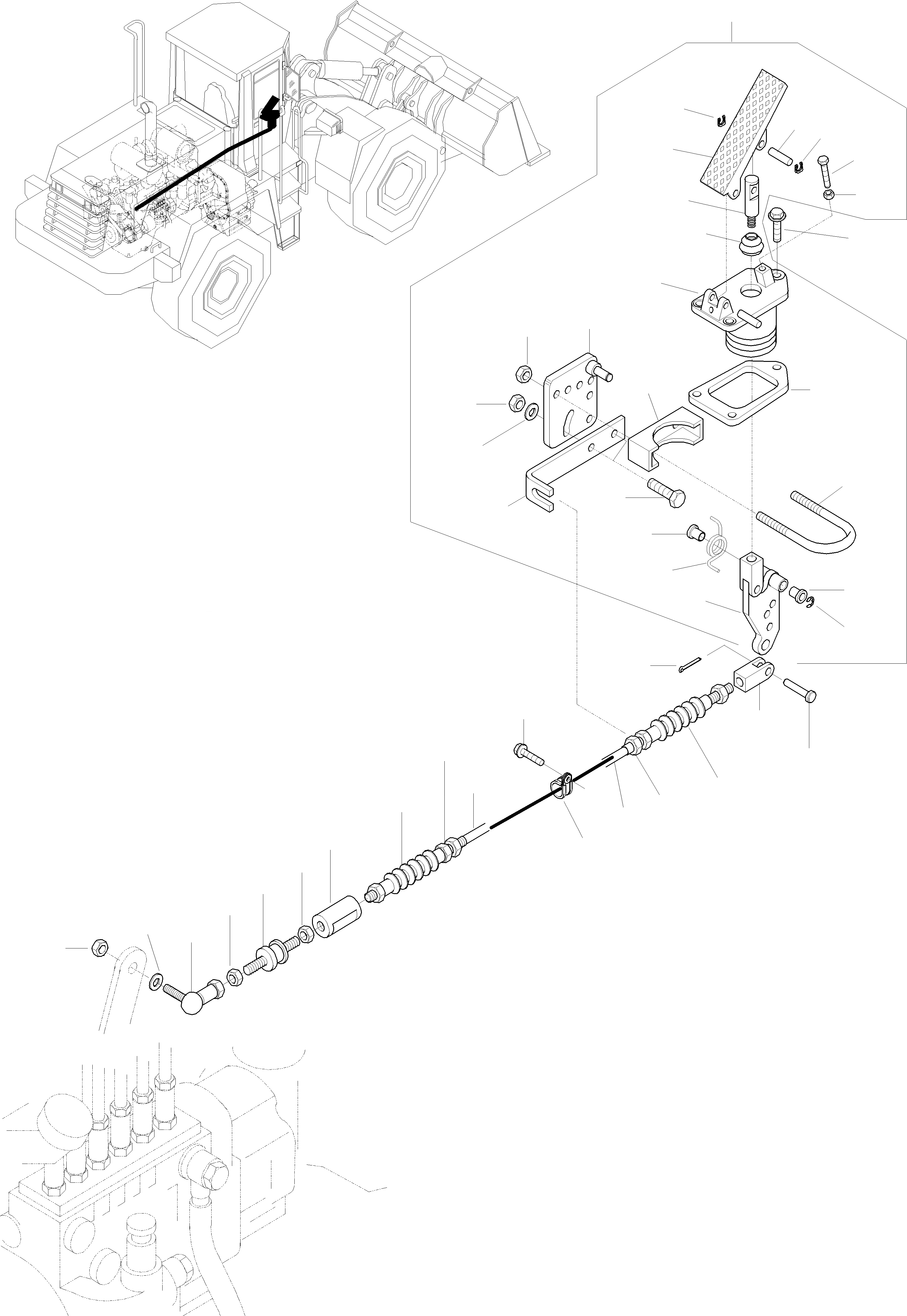 Схема запчастей Komatsu WA470-3 - УПРАВЛ-Е ДВИГАТЕЛЕМ ДВИГАТЕЛЬ, КРЕПЛЕНИЕ ДВИГАТЕЛЯ