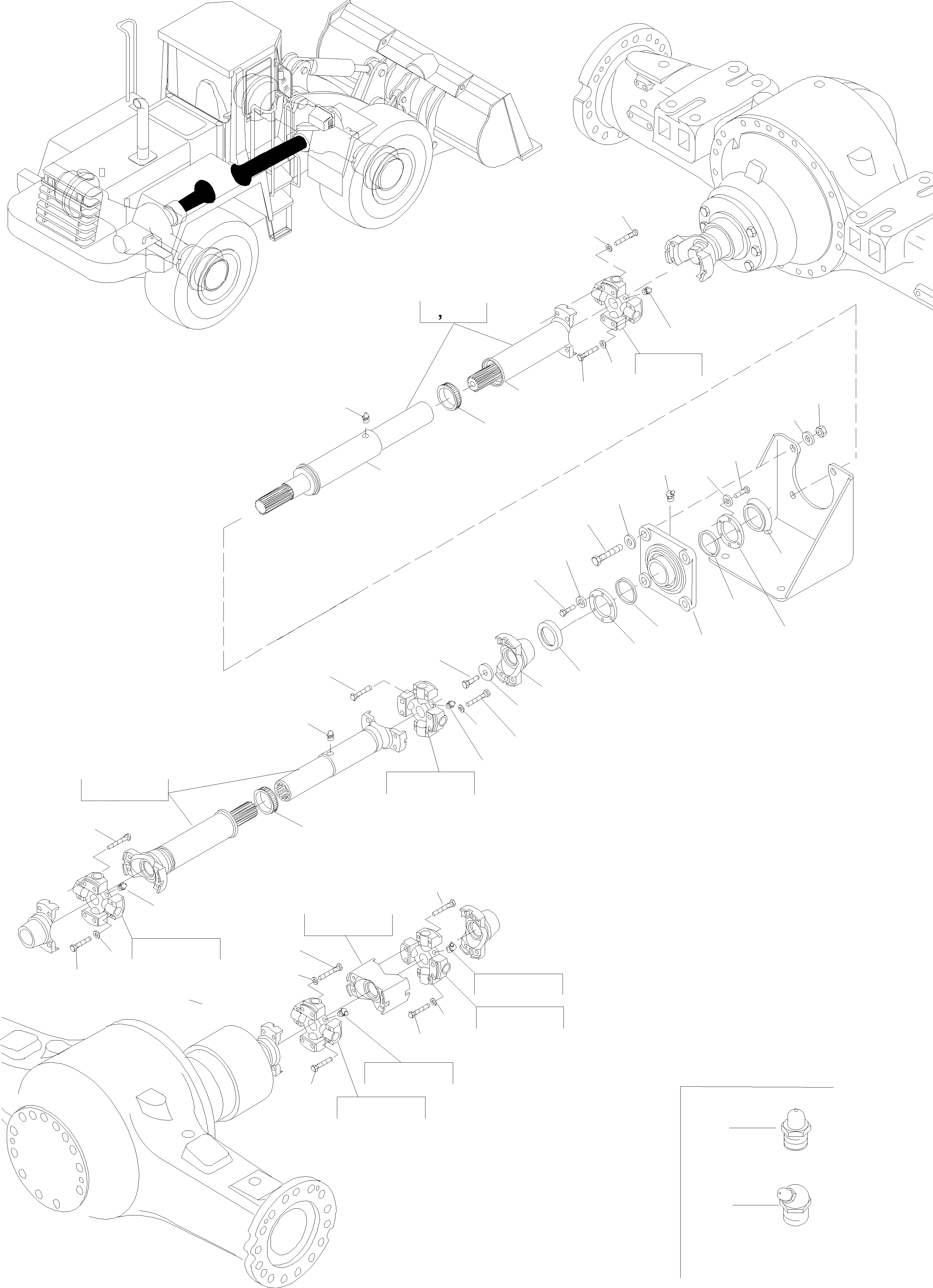 Схема запчастей Komatsu WA470-3 - КРЕСТОВИНА ТРАНСМИССИЯ, КРЕСТОВИНА