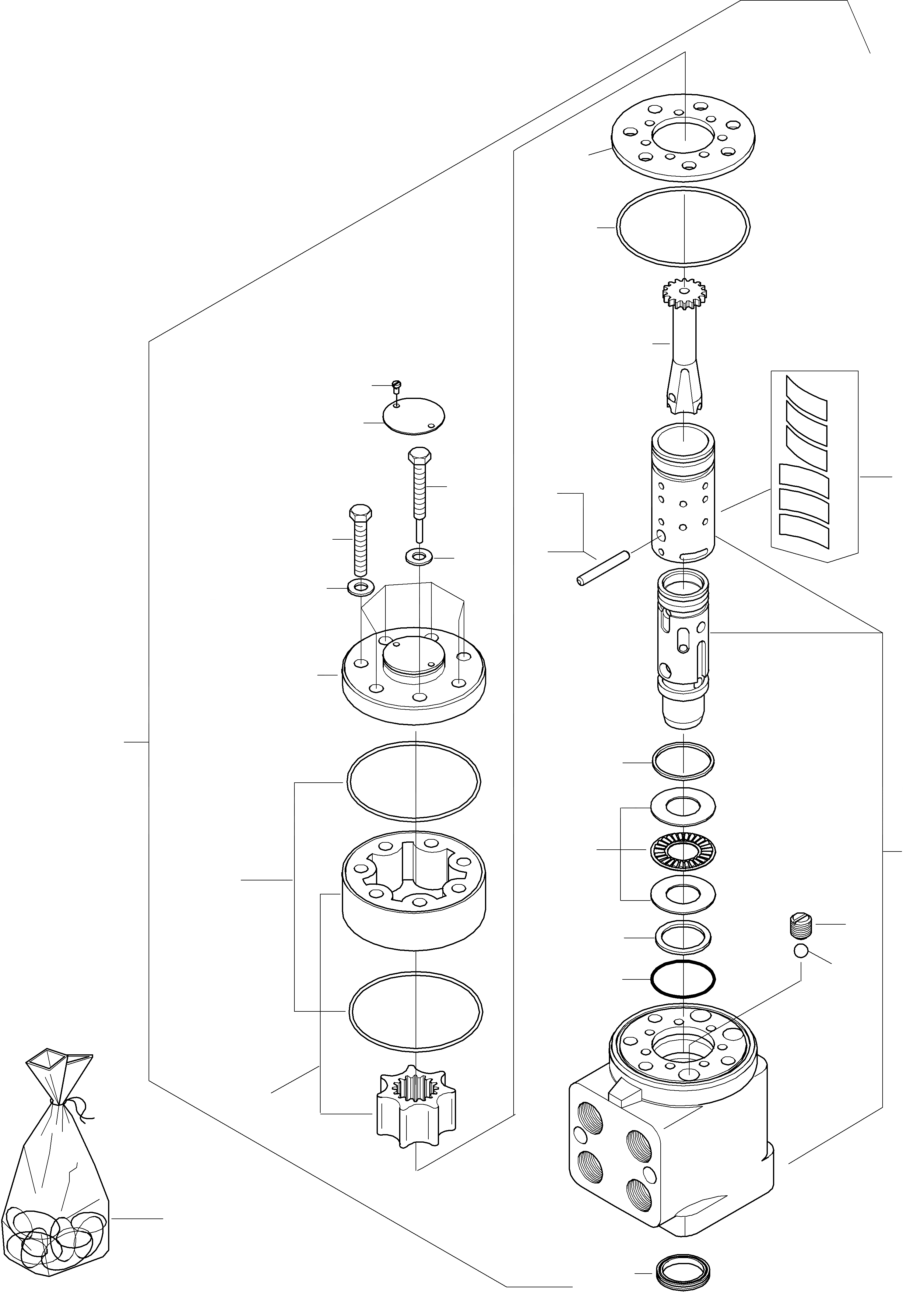 Схема запчастей Komatsu WA470-3 - РУЛЕВ. УПРАВЛЕНИЕ БЛОК 7 РУЛЕВ. УПРАВЛЕНИЕ