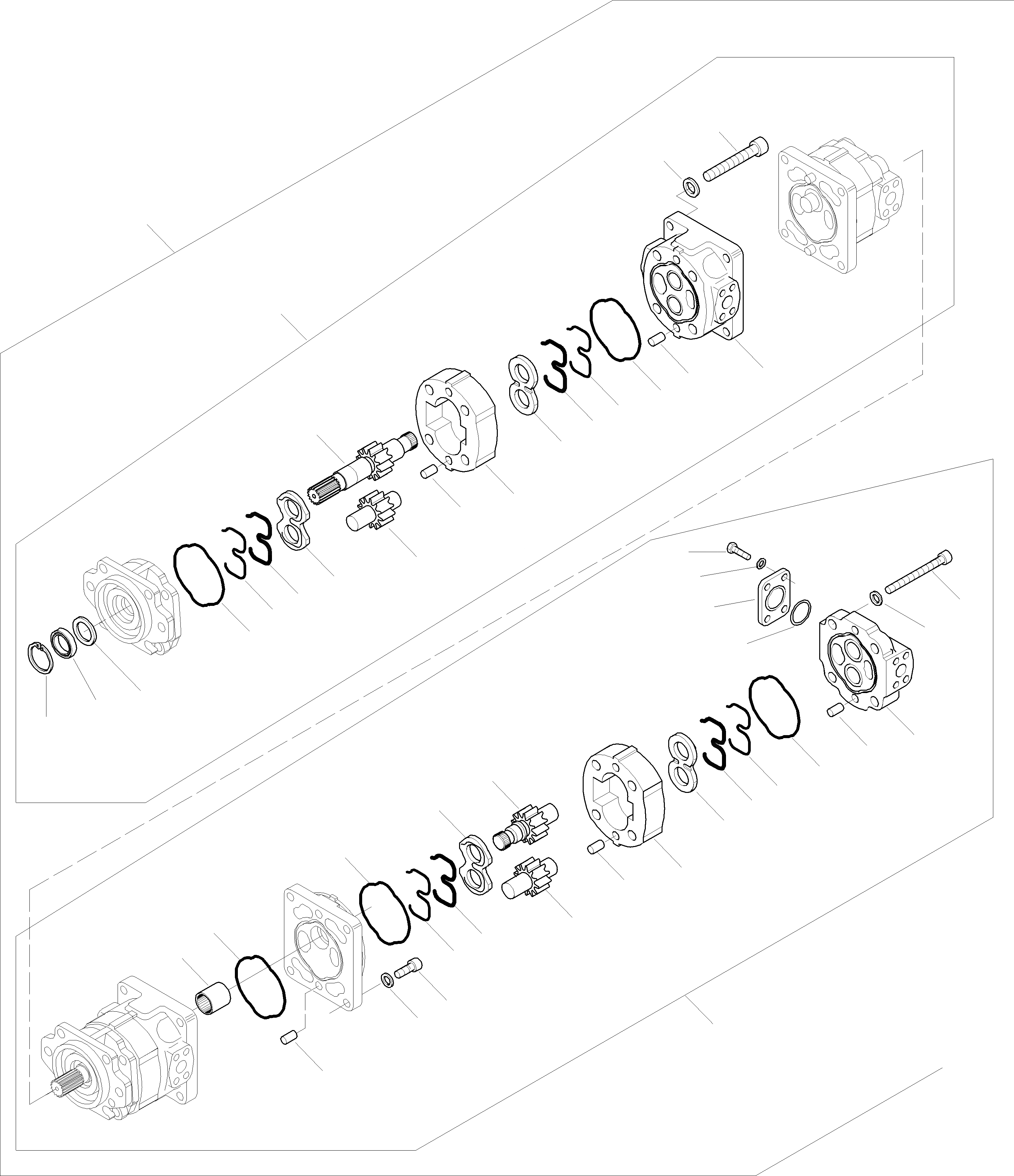 Схема запчастей Komatsu WA470-3 - НАСОС РУЛЕВ. УПРАВЛ-Я 7 РУЛЕВ. УПРАВЛЕНИЕ