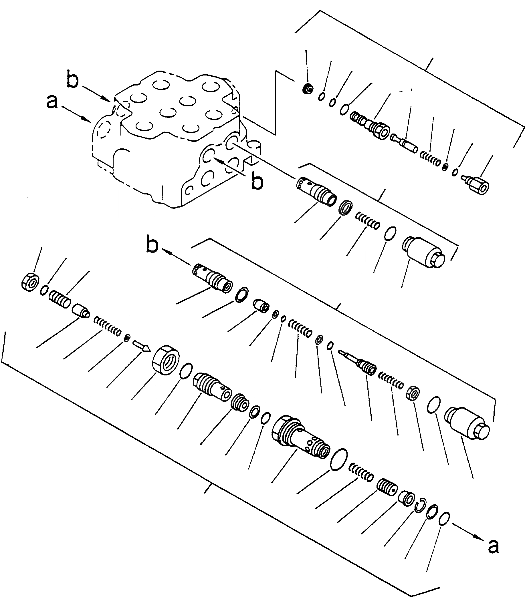 Схема запчастей Komatsu WA470-3 - УПРАВЛЯЮЩ. КЛАПАН, TWO WAYS УПРАВЛЯЮЩ. КЛАПАН, TWO WAYS