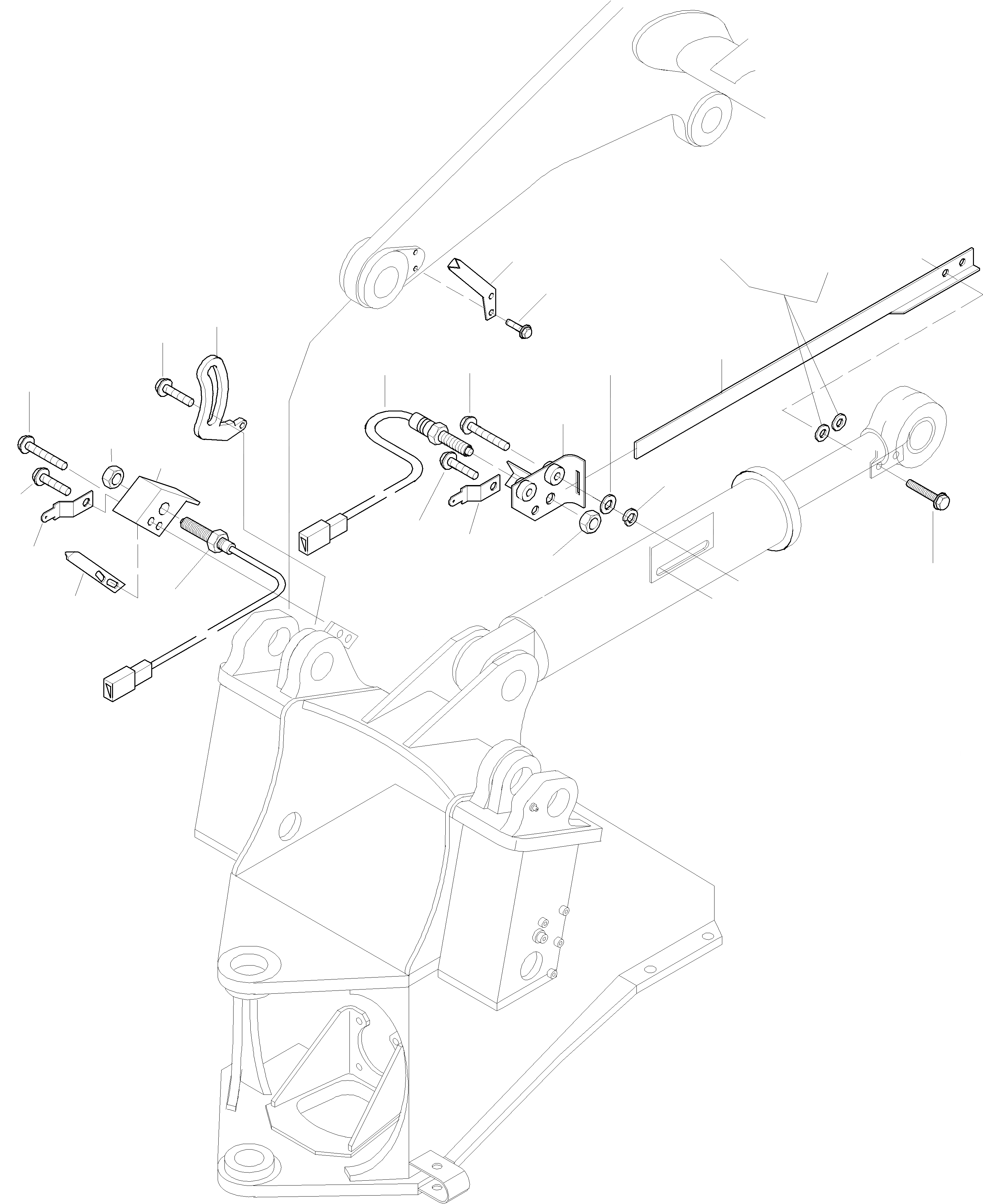 Схема запчастей Komatsu WA470-3 - КОВШ POSITION ИНДИКАТОР ОБОРУД-Е