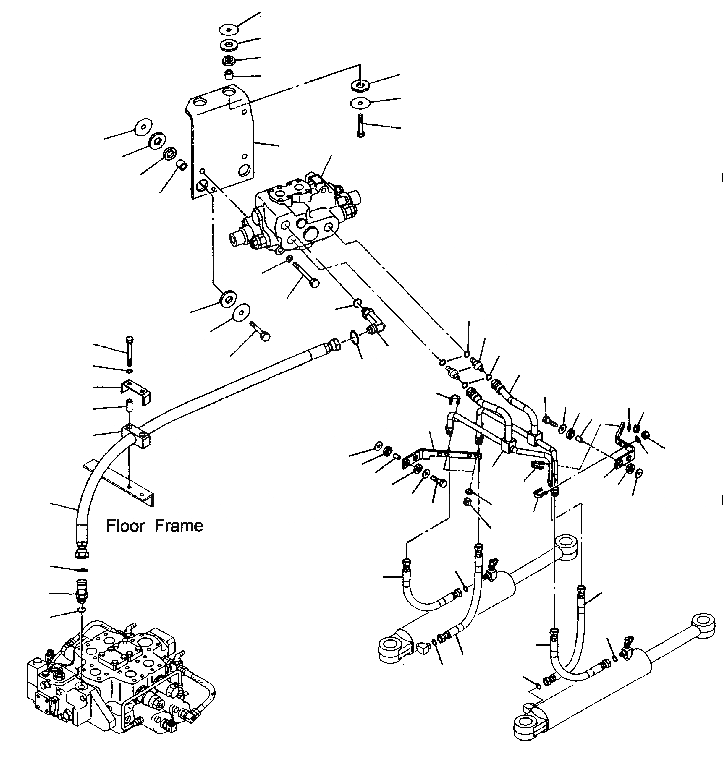Схема запчастей Komatsu WA470-5 - РУЛЕВ. УПРАВЛЕНИЕ, ТРУБЫS 7 РУЛЕВ. УПРАВЛЕНИЕ