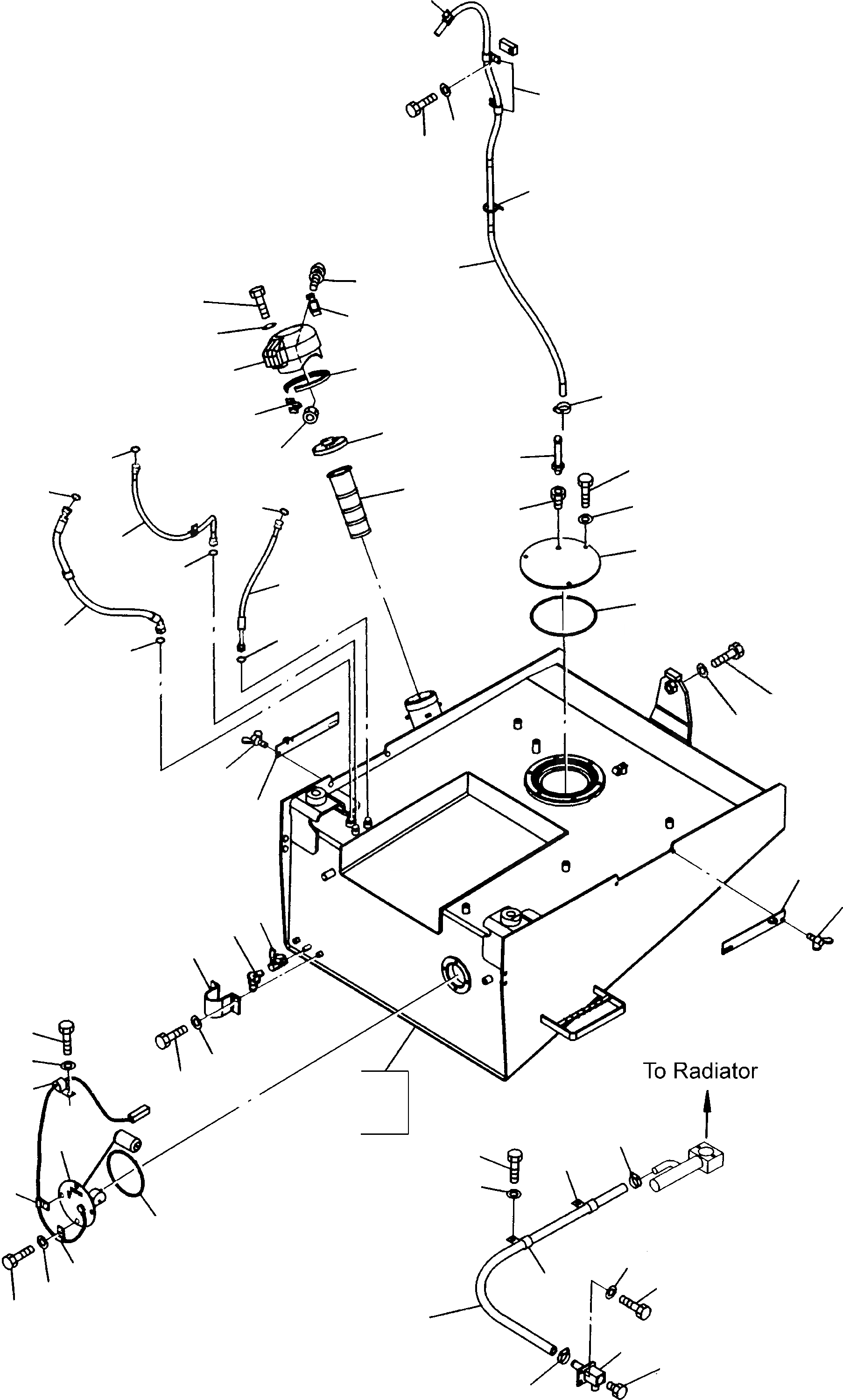 Схема запчастей Komatsu WA470-5 - ТОПЛИВН. СИСТЕМА, PRE ФИЛЬТР. ДВИГАТЕЛЬ, КРЕПЛЕНИЕ ДВИГАТЕЛЯ