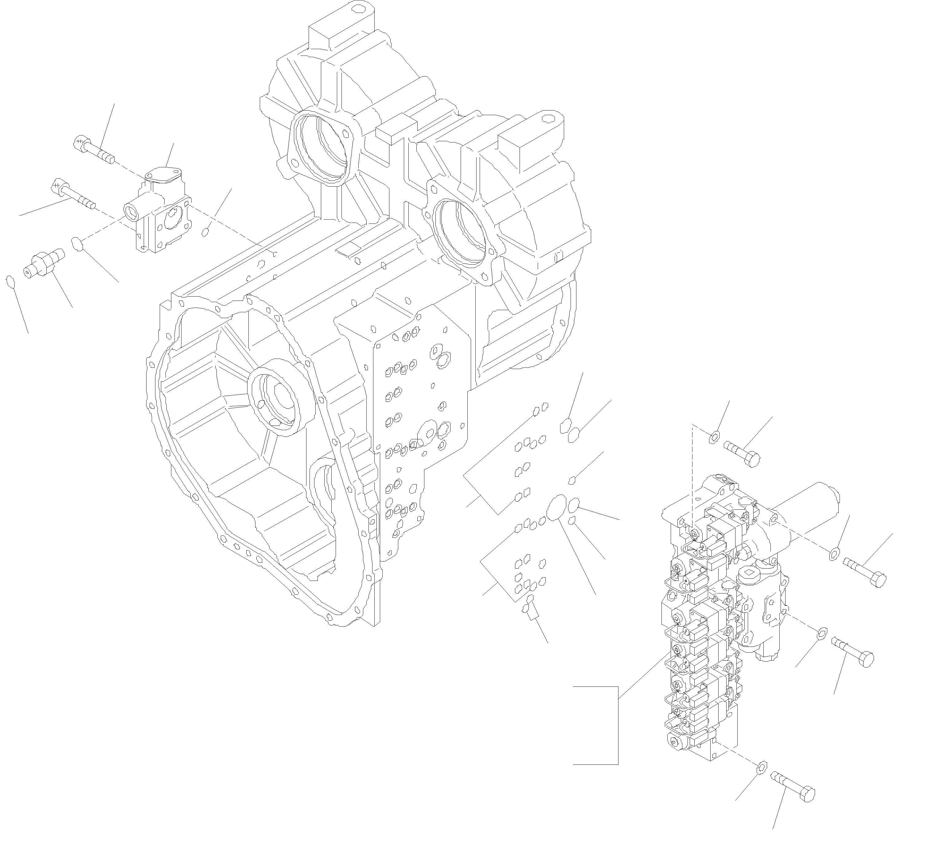 Схема запчастей Komatsu WA470-5 - POWERSHIFT ТРАНСМИССИЯ, УПРАВЛЯЮЩ. КЛАПАН ТРАНСМИССИЯ, КРЕСТОВИНА