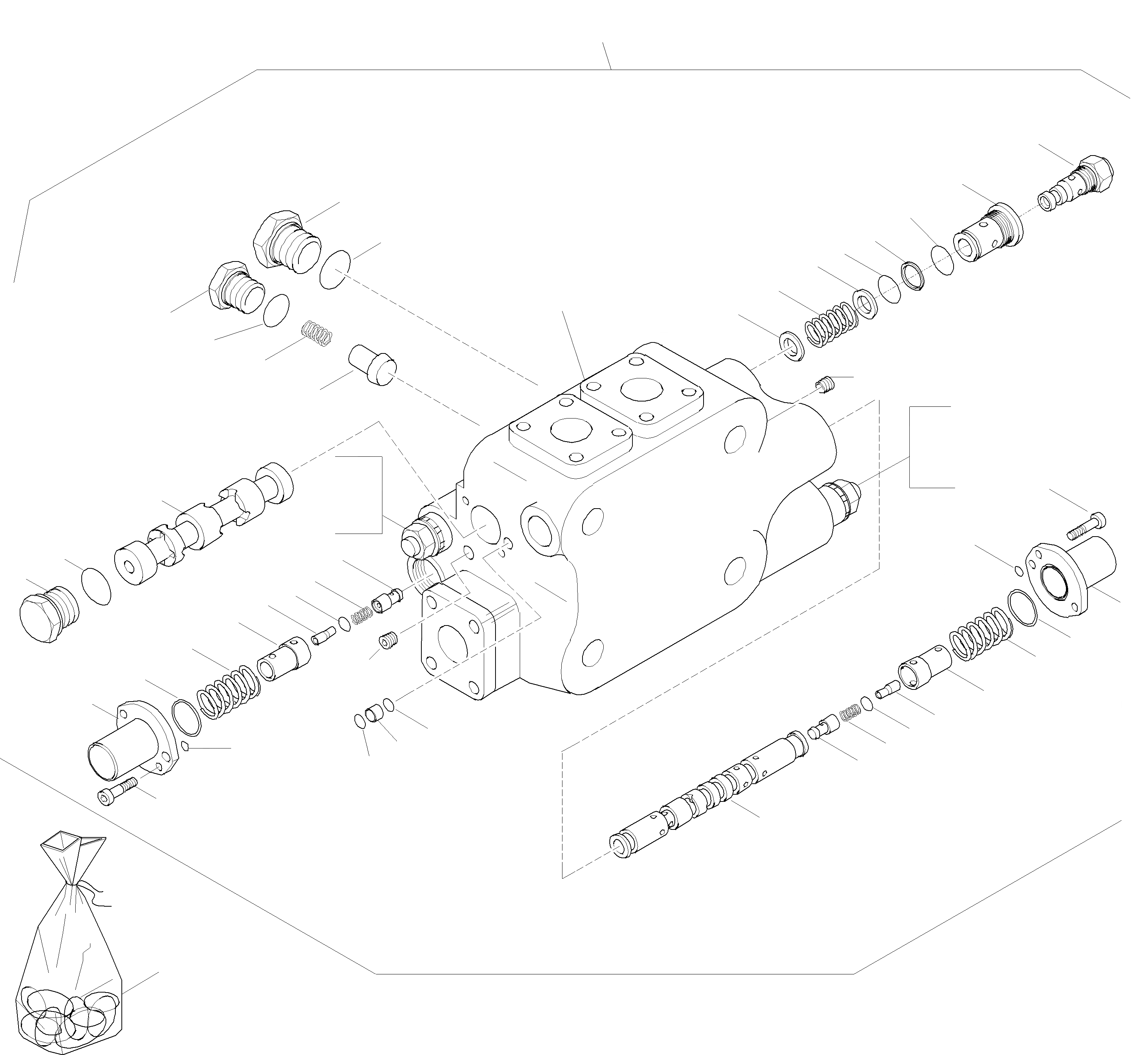 Схема запчастей Komatsu WA470-5 - ПРИОРИТЕТН. КЛАПАН 7 РУЛЕВ. УПРАВЛЕНИЕ